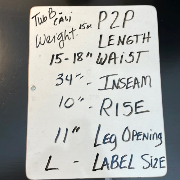 CALI 1850 Linen Pants Leisure Sage Palm Tropical Hawaii Beach Drawstring Size L - Picture 6 of 6